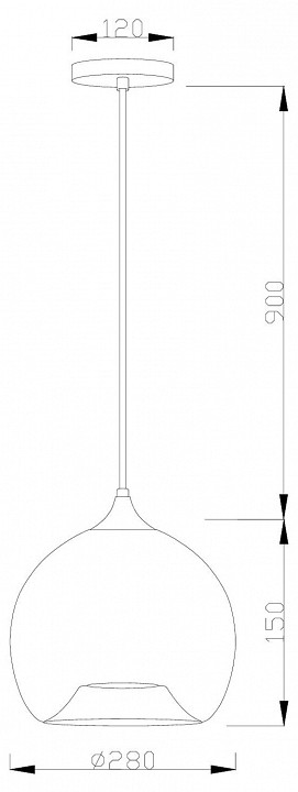 Подвесной светильник moderli laura v11530-1p
