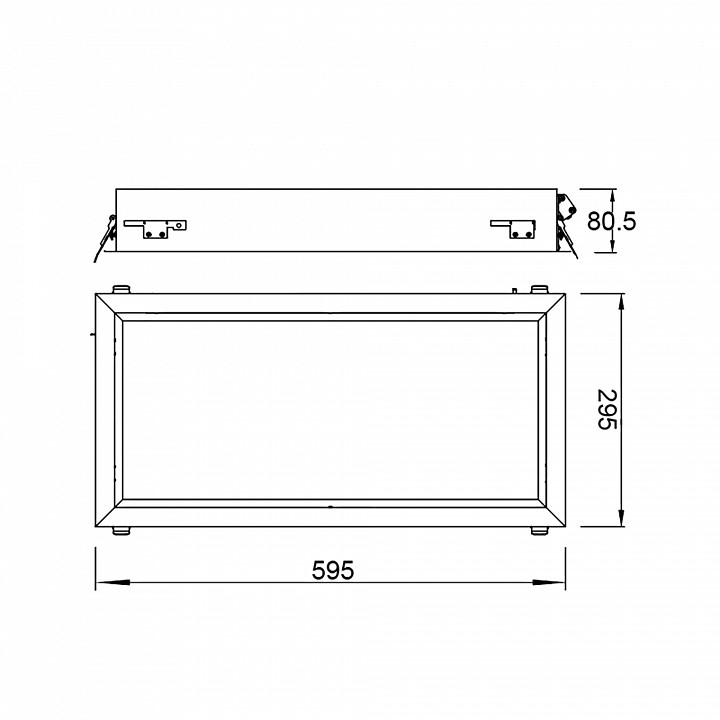 Встраиваемый светильник mantra blue sky 9094
