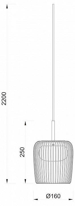 Подвесной светильник mantra dubai 9420