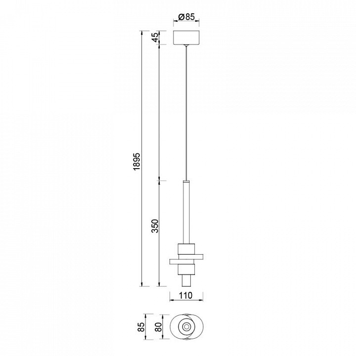 Подвесной светильник mantra betty 9427