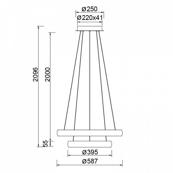 Подвесной светильник mantra flats 9429