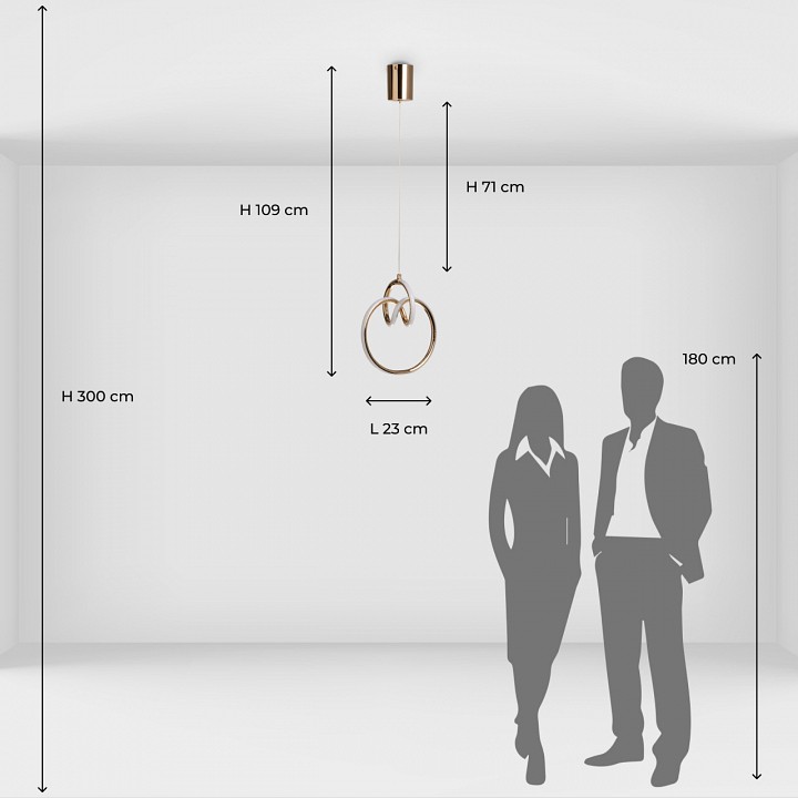 Подвесной светильник demarkt аурих 27 108010701