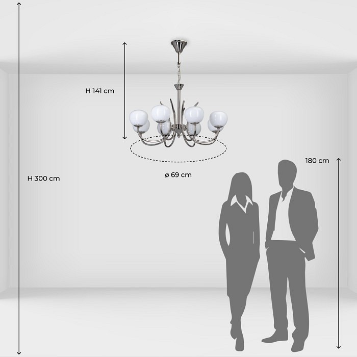 Подвесная люстра mw-light оливия 306014808