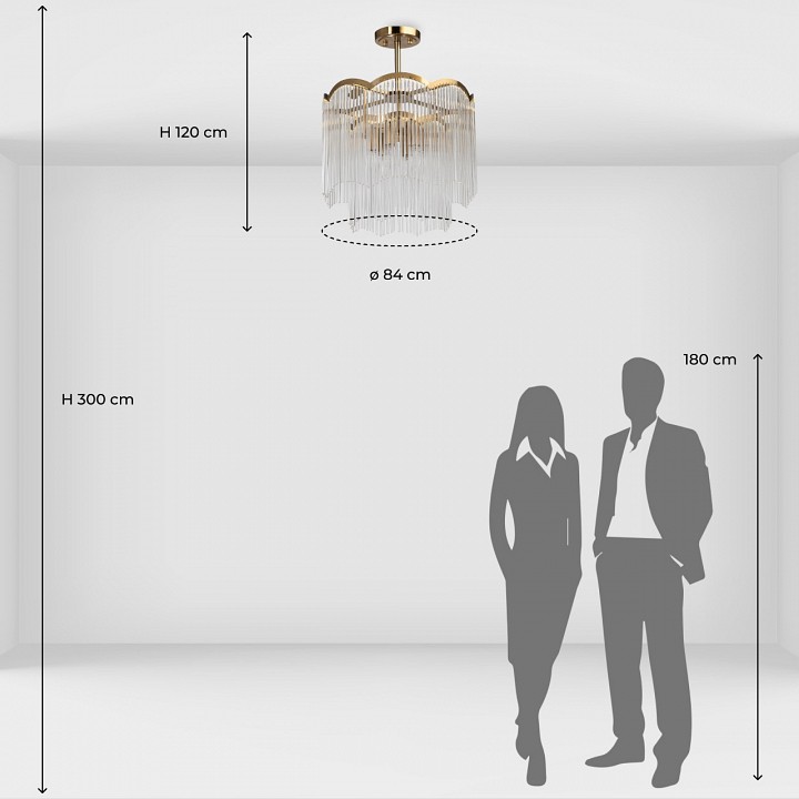 Светильник на штанге mw-light лавиния 3 443011006