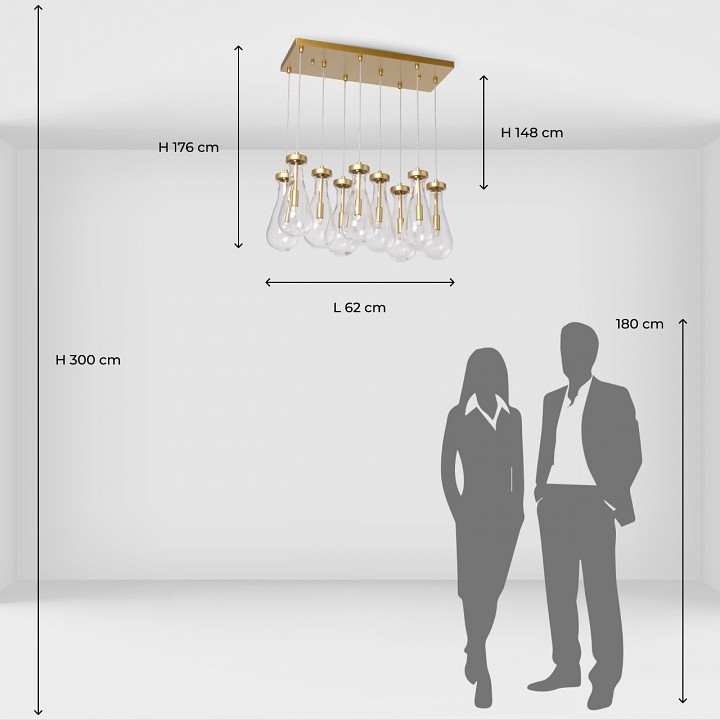 Подвесная люстра demarkt крайс 14 657013909