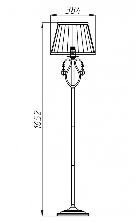 Торшер maytoni brionia arm172-11-g