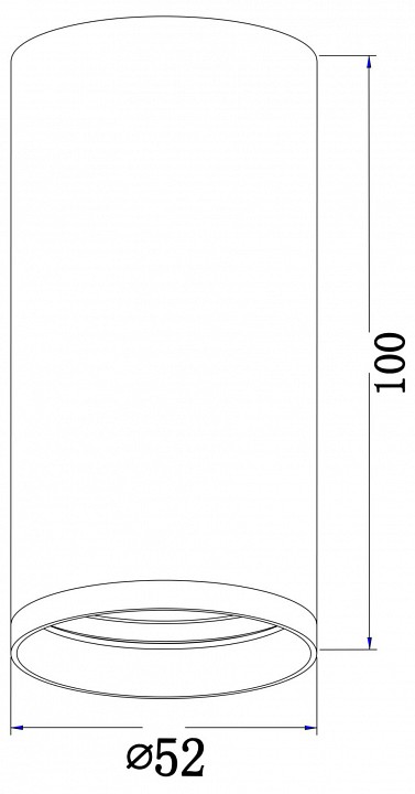 Накладной светильник maytoni focus s c052cl-01mg