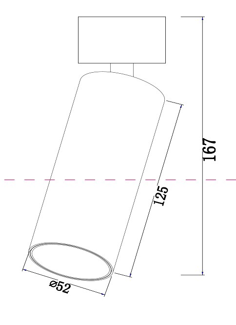 Накладной светильник maytoni focus led c055cl-l12w4k