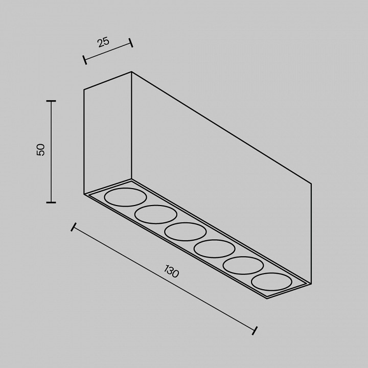 Накладной светильник maytoni technical points c066cl-12w3-6k-b