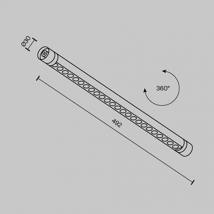 Модульный светильник maytoni points c149cl-l500-12w3k-b