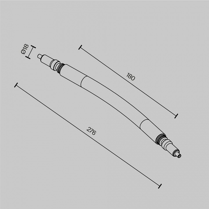 Соединитель угловой l-образный для модульных светильников maytoni technical accessories for system axity ca005fc-b