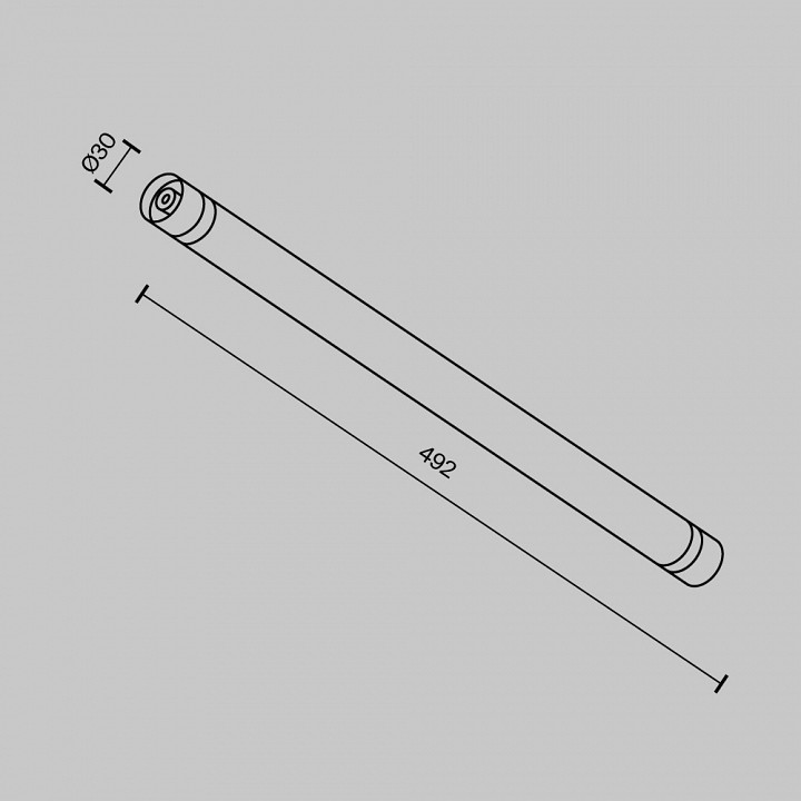 Соединитель линейный maytoni  ca011-l500-b