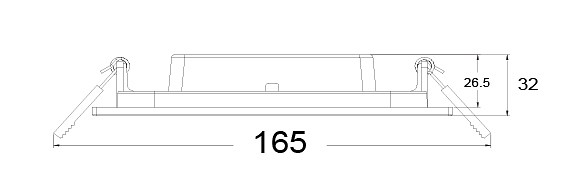 Встраиваемый светильник maytoni stockton dl020-6-l12w