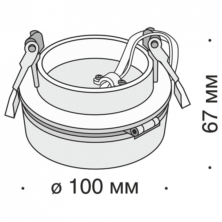 Встраиваемый светильник maytoni magic dl2003-l12b4k