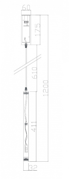 Подвесной светильник freya telescope fr5168pl-l3ch
