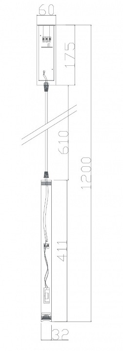 Подвесной светильник freya telescope fr5168pl-l3g