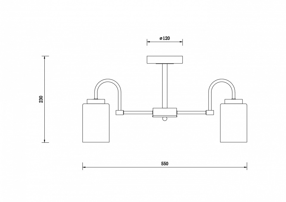 Люстра на штанге freya jewel fr5321cl-05bz