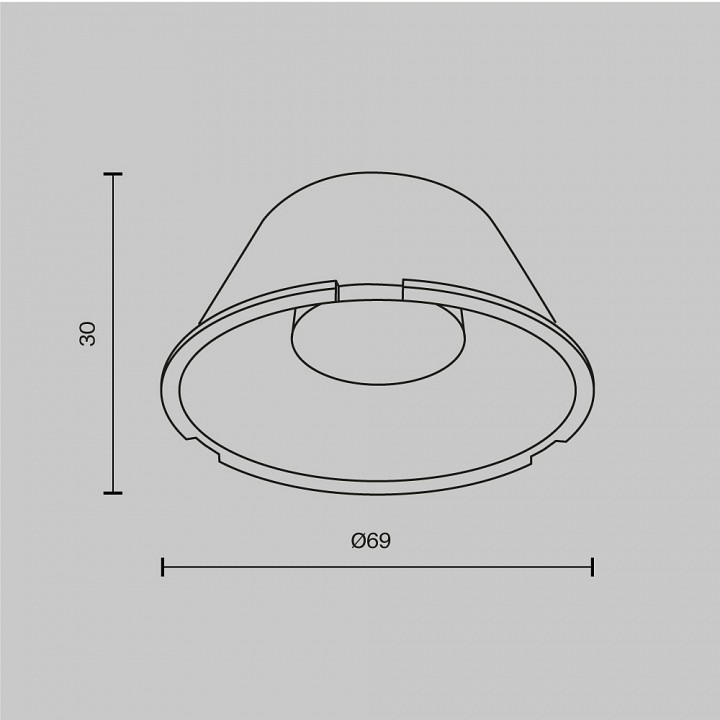 Линза maytoni focus led lensd69-15