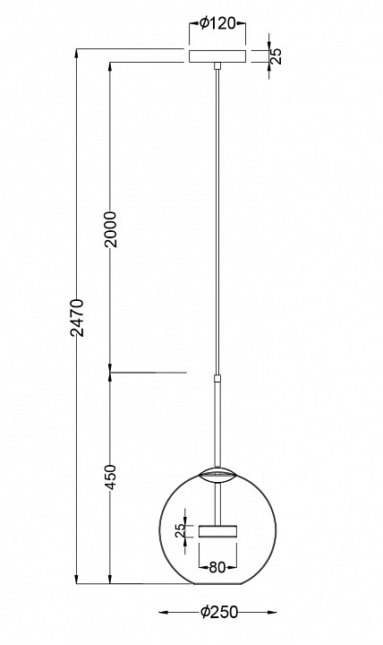 Подвесной светильник maytoni cometa mod055pl-l12g3k