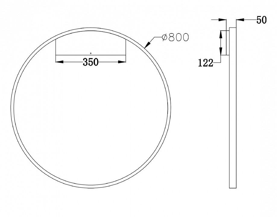 Бра maytoni rim mod058wl-l50bs4k