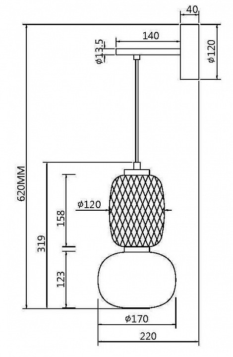 Бра maytoni pattern mod267wl-l18g3k