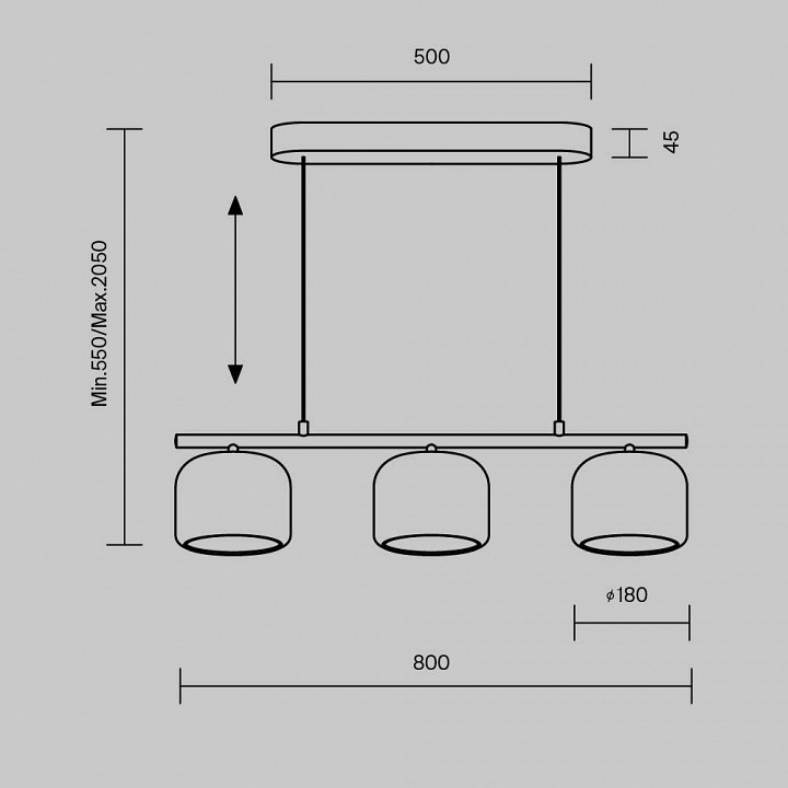 Подвесной светильник maytoni spirito mod286pl-l12g3k