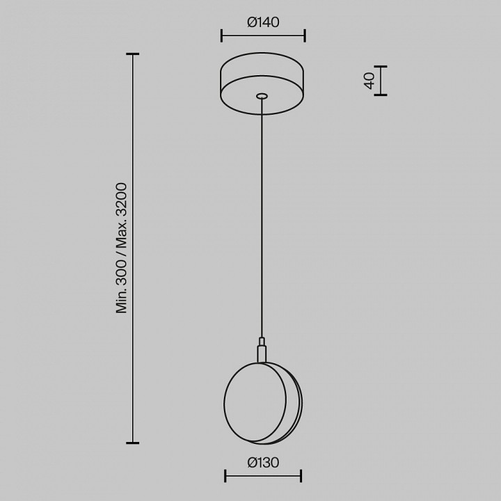 Подвесной светильник maytoni mind mod299pl-l10bs3k