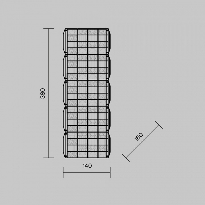 Накладной светильник maytoni castello mod335wl-l20ch3k