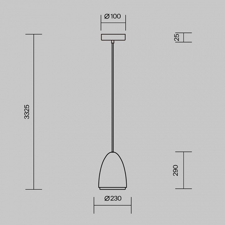 Подвесной светильник maytoni pilastro mod430pl-01cm