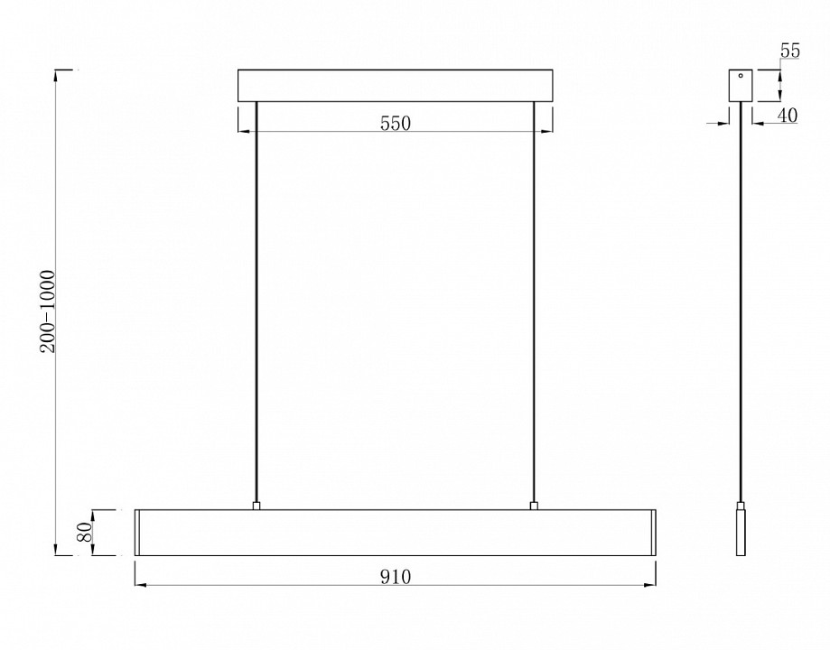 Подвесной светильник maytoni step p010pl-l23b