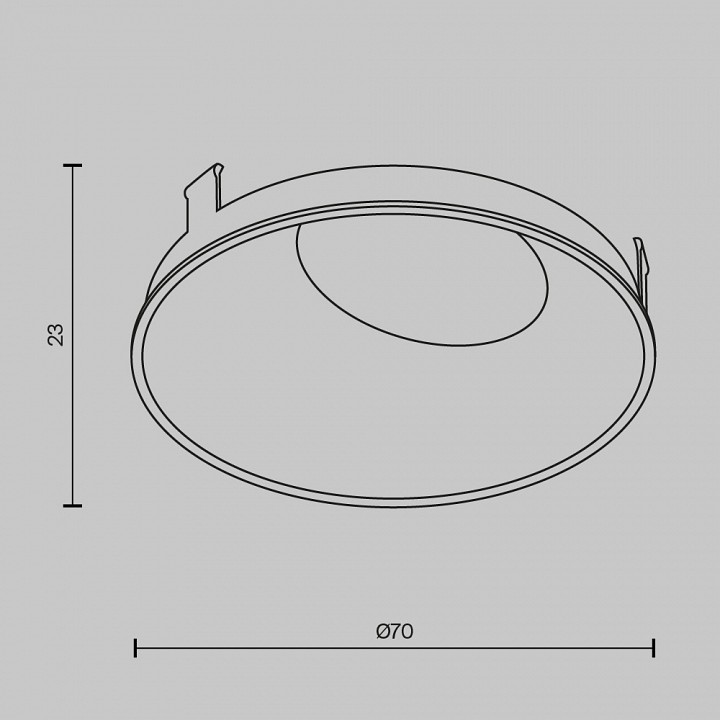 Кольцо декоративное maytoni wise ring057-10-gf