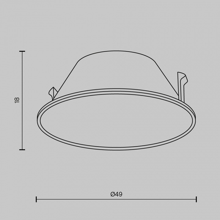 Кольцо декоративное maytoni wise ring057-7-mg