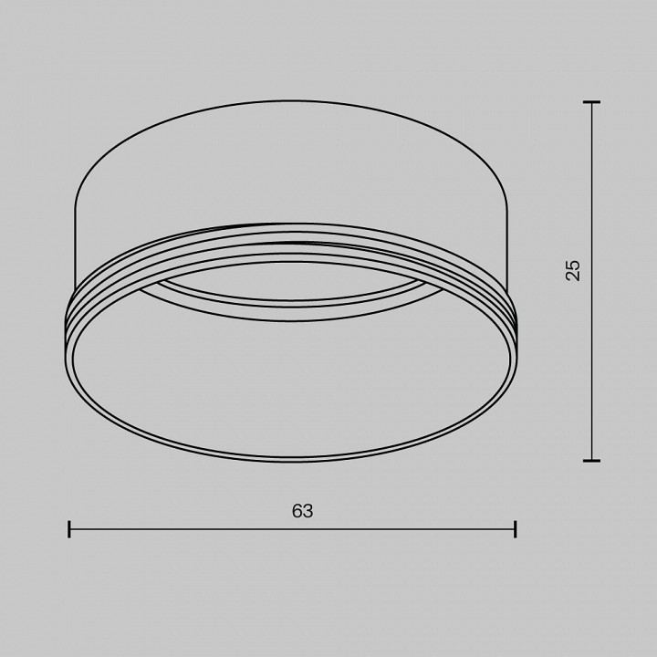 Кольцо декоративное maytoni focus led ringl-20-w