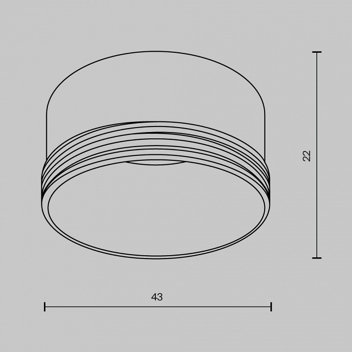 Кольцо декоративное maytoni focus led rings-5-w