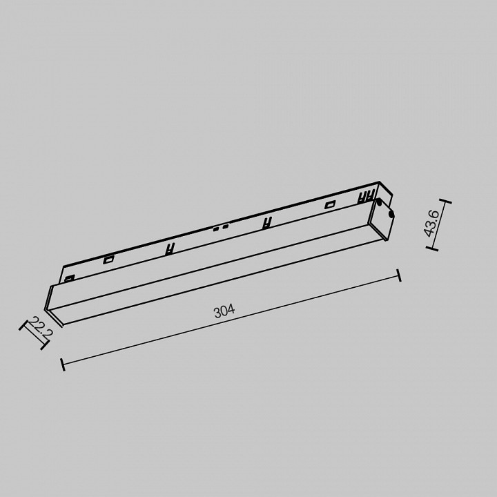 Встраиваемый светильник maytoni basis tr030-2-12w2.7k-b