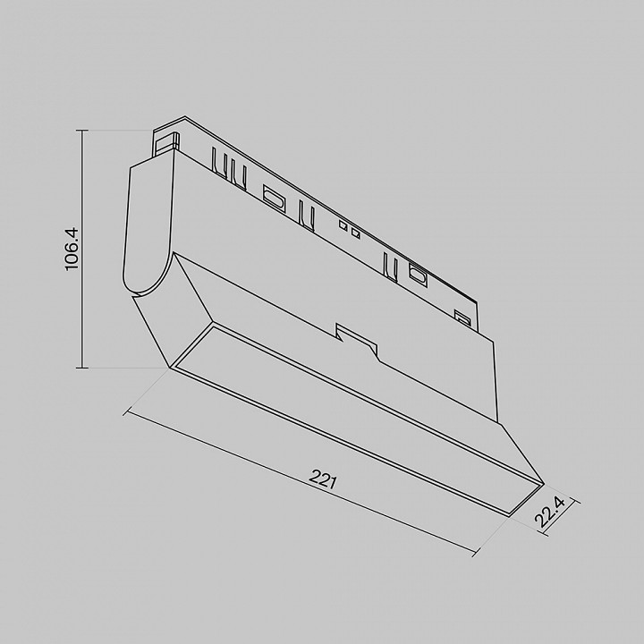 Накладной светильник maytoni basis tr036-4-12w3k-ds-b
