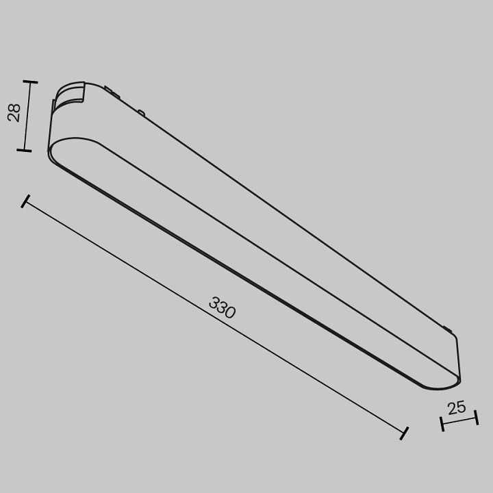 Накладной светильник maytoni basis tr080-1-18w4k-w