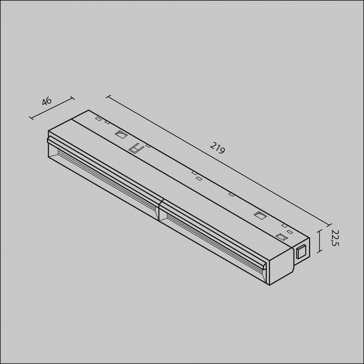 Встраиваемый светильник maytoni parete tr106-4-12w-ds-b