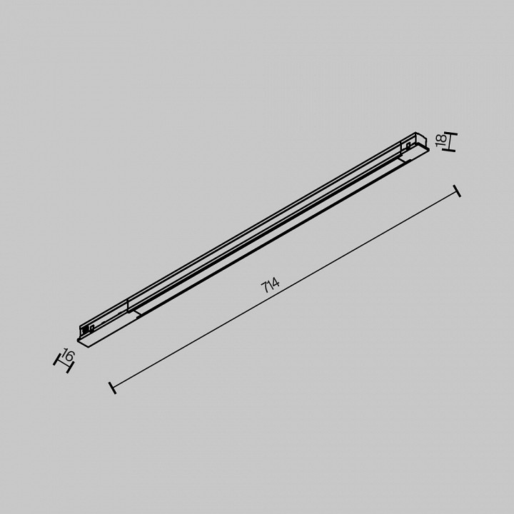 Накладной светильник maytoni technical basis tr231-2-15w3k-b