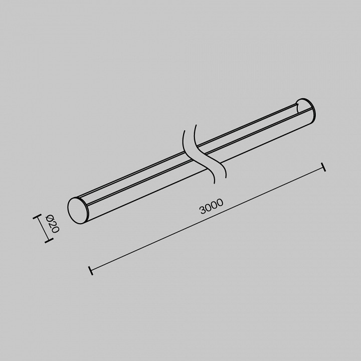 Крепление для треков-ремней maytoni accessories for system parity tra130sr-3b