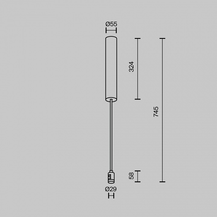Крепление для трека maytoni tra159c-bb1-pt