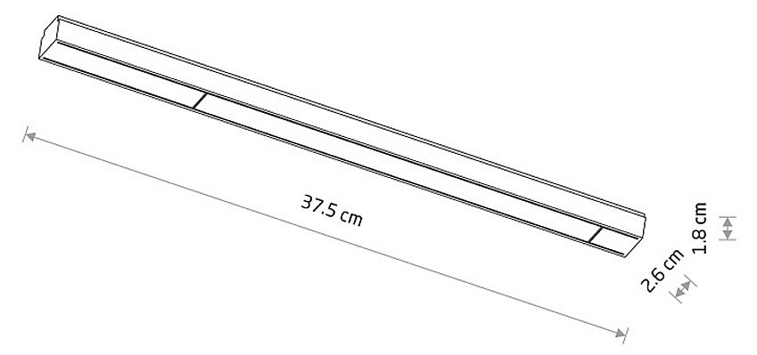 Накладной светильник nowodvorski line led 11333