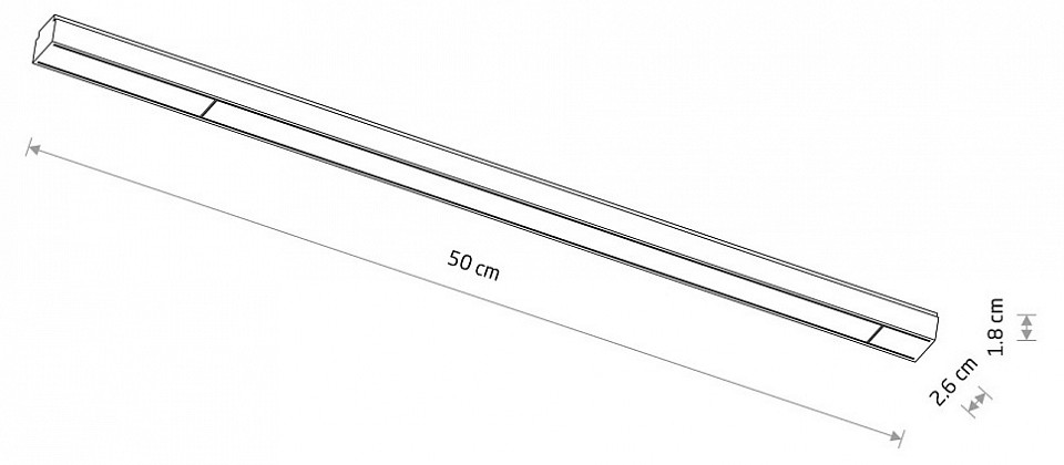 Накладной светильник nowodvorski line led 11334