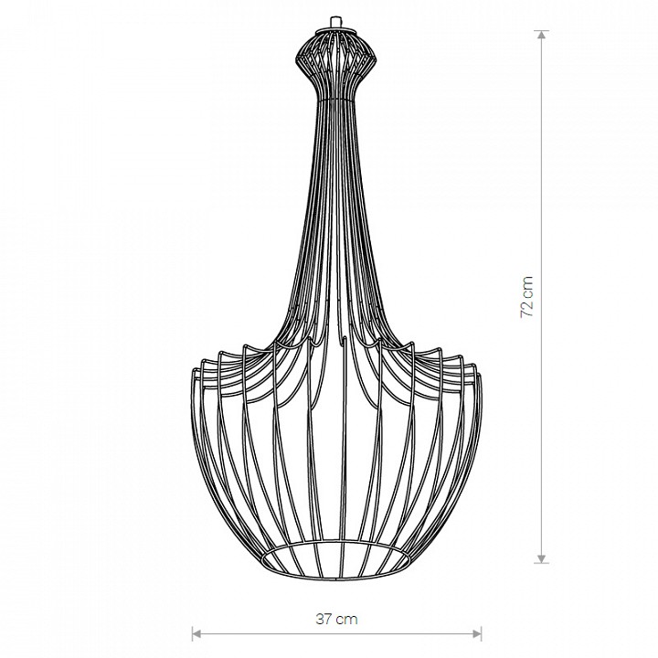 Плафон металлический nowodvorski cameleon luksor s g 8596