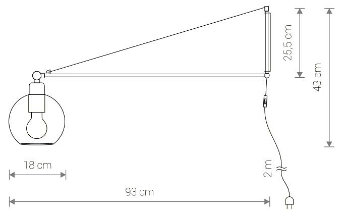 Бра nowodvorski cane 9374