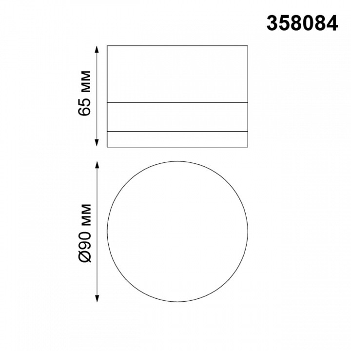 Накладной светильник novotech kaimas 358084
