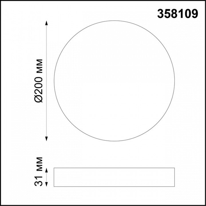 Накладной светильник novotech ornate 358109