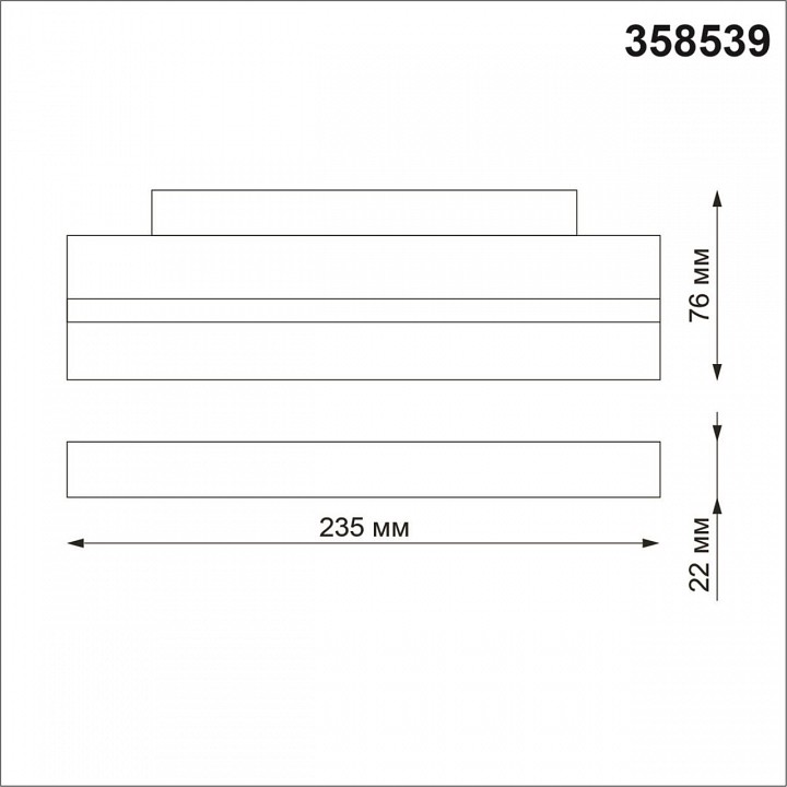 Накладной светильник novotech flum 358539