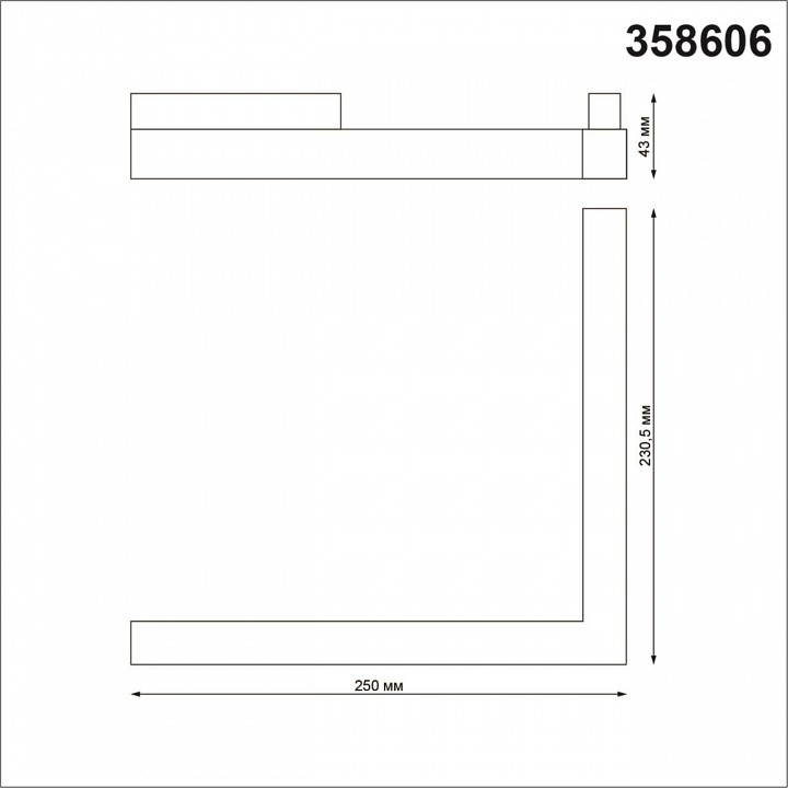 Накладной светильник novotech flum 358606