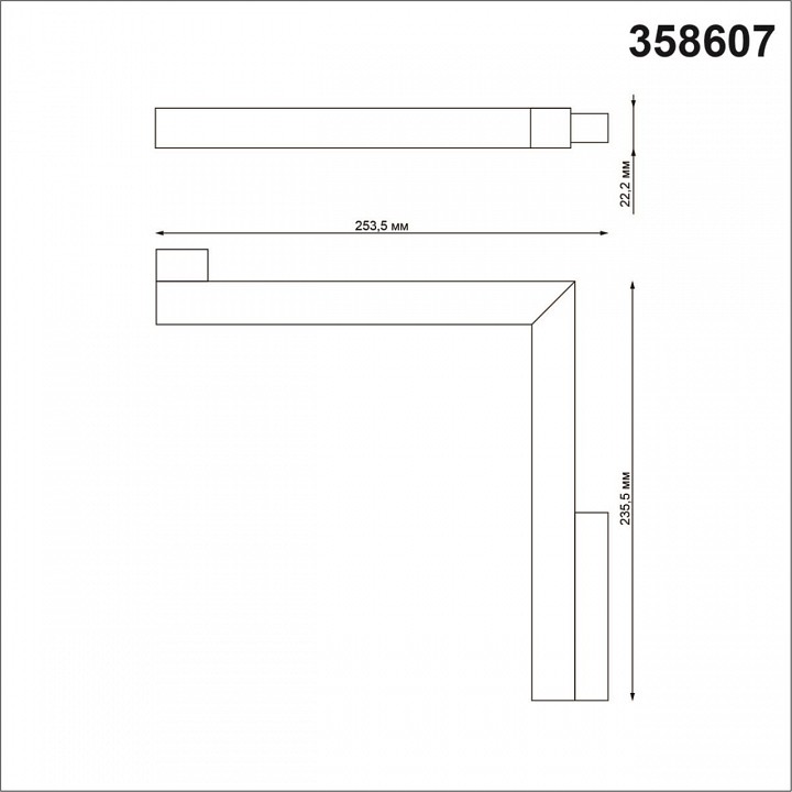 Накладной светильник novotech flum 358607
